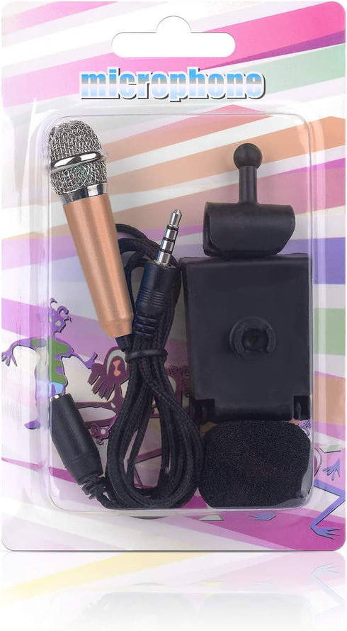 Mini Portable Vocal/Instrument Microphone for Voice Video Recording, Singing, Vlogging, Podcasting for iPhone Android