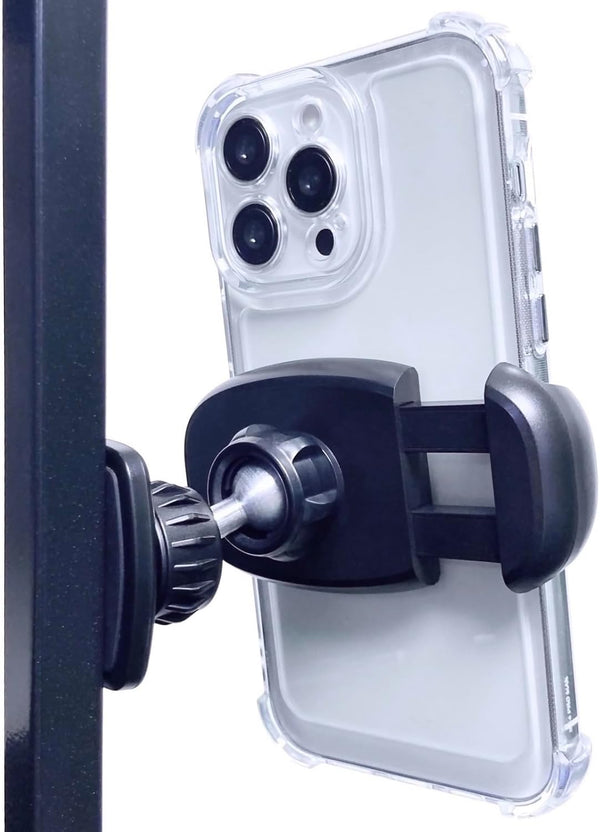 Gym Magnetic Phone Holder Mount, Compatible with All Smartphones, Attaches to Metal Surfaces, Big Phones Friendly