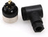 Eonvic 2pcs M12 5 Pin Female A Code Circular Aviation Plug Industrial Sensor Connector Waterproof Right Angle 12mm