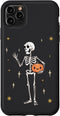 iPhone 11 Pro Max Funny Halloween Skeleton Holding Jack-O-Lantern Pumpkin Case