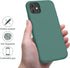 OTOFLY for iPhone 11 Case, Slim Shockproof Protective Cover, Anti-Fingerprint, Anti-Scratch, Pine Green