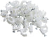 CableWholesale RG6 Cable-Clip, White, 100 Pieces per Bag