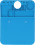 Heat Resistant Microscope Silicone Base with Screw Positioning Holes, Anti Static Multifunctional Micro Soldering Mat
