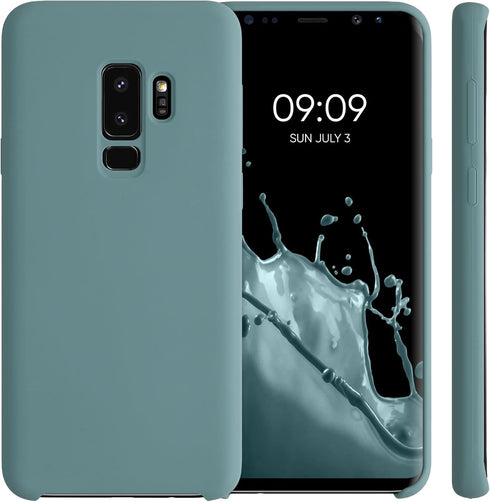 kwmobile TPU Silicone Case for Samsung Galaxy S9 Plus, Soft Finish Phone Cover in Arctic Night