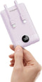Mini Portable Charger with Built-in Cables, 22.5W Fast Charging Power Bank 10000mAh for iPhone, Samsung, Android