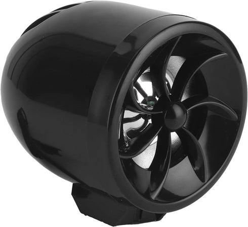 Fydun 12V Motorcycle Speaker, High Power Loudspeaker for Audio Music Amplifier with Light Effect, Plug and Play