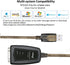 DTECH RS422 RS485 R232 (3 1 5V 11 10 8 7 (1.5ft) USB to Serial Adapter to USB Cable in Interface) Supports DC