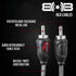 8 2-Channel BAK82 Belva True Gauge AWG Premium CCA Complete Amplifier Wiring Kit with OFC RCA Cable - RED