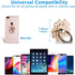 Phone Ring Stand Holder, 360 Degree Rotation Lovely Flower Phone Ring Holder Finger Grip Compatible with Various Mobile Phones,Tablet and Phone Cases (5 Packs)
