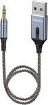 LOKUKA Bluetooth 5.3 to Aux Adapter for Car or Speaker, 3.5mm Bluetooth Receiver