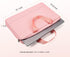 14 Inch Chromebook Case Sleeve for HP 14 Laptop, Acer Swift X, Dell XPS 15, Lenovo IdeaPad 3, Waterproof Bag (Pink)