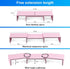 Desk Organizers and Accessories, Dual Monitor Stand Riser, Monitor Desk Shelf for Desktop Organization (Pink)