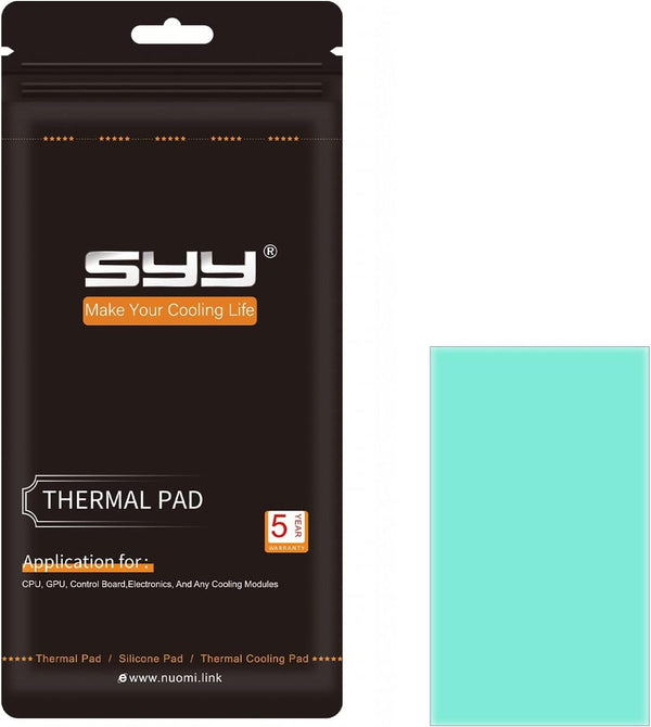 SYY Thermal Pad, Silicone Thermal Pads 80x40x2mm, High Temperature Resistance for Laptop Heatsink