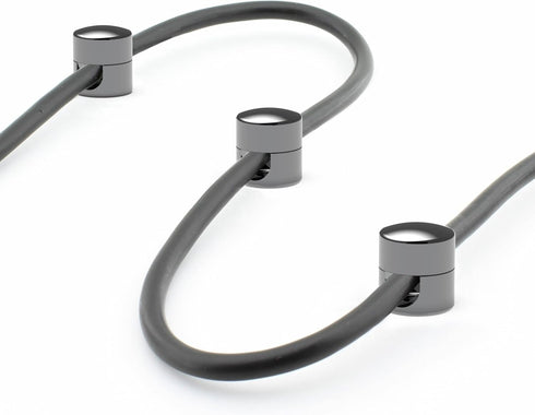 Cable Anchors for Desk Organization, Premium Aluminum Cord Organizers, Charger + Cable Management Clips for Home &
