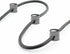 Cable Anchors for Desk Organization, Premium Aluminum Cord Organizers, Charger + Cable Management Clips for Home &