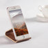 Wooden Cell Phone Stand, Universal Non-Slip Desktop Holder for iPhone, iPhone 13, Samsung Galaxy Smartphones, iPad