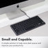 Macally Backlit Wired Keyboard for Mac, Comfortable All Day Typing USB Keyboard for MacBook Pro/Air, iMac, Mac Mini/Pro