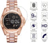 Orzero (3 Pack) Tempered Glass Screen Protector for Michael Kors Bradshaw Smart Watch - 2.5D Arc Edges