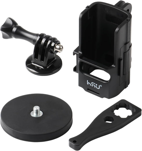 HSU 4/3, 3 Magnetic Expansion Adapter Mount Compatible with DJI Osmo Pocket Magnet Extended Mounting Bracket Frame