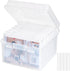 Lifewit Photo Storage Box 5x7, Clear Photo Boxes for Cards, Pictures, Stamps, with Label Sticker