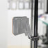 Aluminum Grab Bar Clamp Mount Base with 1.5'' Ball for Rails 1.18'' to 2'' Diameter, Compatible with RAM Mounts C Size