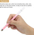 MECCANIXITY Ballpoint Pen with Stylus Tip, 3 in 1 Ink Pen & Fine Point Disc & Fiber Tips - Pink