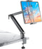 Jakeko Adjustable Tablet Mount for Desk - 360 Degree Rotating Base Tall Arm