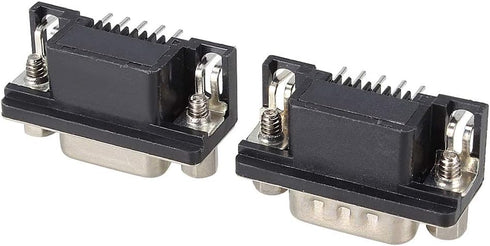 uxcell 5 Pairs DB9 RS232 Serial 9-Pin Male & Female Connector Jack Socket