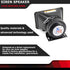 High Performance Siren Speaker, Compatible with Any 100-200 Watt Siren