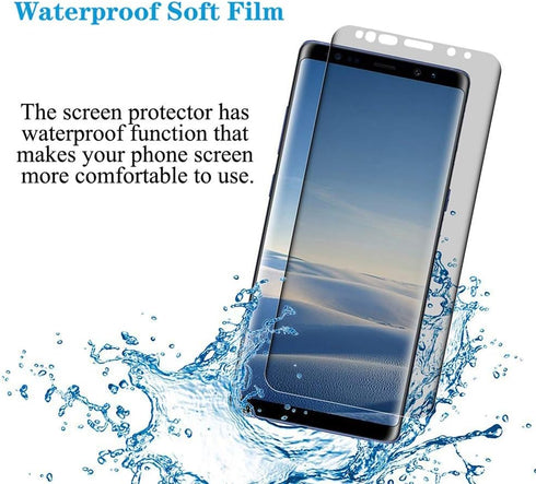 Galaxy Note 9 Privacy Screen Protector, 2-Way Anti Spy Soft Film, Scratch Resistant Nano Shield (Black)