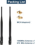 HzFitInc Set 1090MHz 978MHz 5dBi ADS-B Antenna Bundle - & High Gain Antenna with SMA Connector and MCX Adaptor