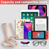 ROSYQUARZ 1 Pack) Cell Phone Stand for Desk, Metal Mobile Phone Stand Holder, Cute Rose Gold Cell Phone Display Holder