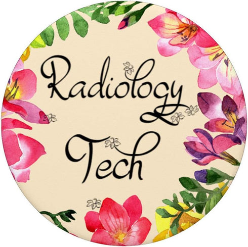 Radiology Technician Xray Rad Tech Love RT Graduation Gift PopSockets Swappable PopGrip