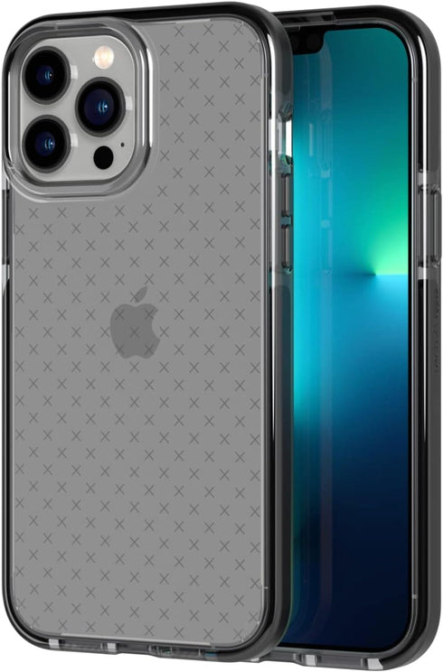 Evo Check for iPhone 13 Pro Max – TPU Ultra-Protective Phone Case with 16ft Multi-Drop Protection (Black)