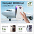 GrnOas.E 20000mAh22.5W 5 2 16/15 Plus/15 More(1 Pack,Pearl Portable Charger Fast Charging Power Bank, Cell Phone