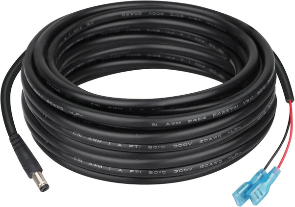KSK 10 FT Trail Camera Power Cord,5.5x2.1mm DC External Power Cable,Compatible with Spypoint,