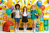 Kate Backpack Props,7x5ft Back to School School Bus Balloons Crayons Backdrop Photo Background Studio