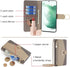Asuwish Phone Case for Samsung Galaxy S22 Plus S22+ 5G Wallet Cover with Screen Protector and Mirror Flip Cover Ring Credit Card Holder Crossbody Strap Stand Cell S22+5G S22plus 22S + S 22 22+ Gray
