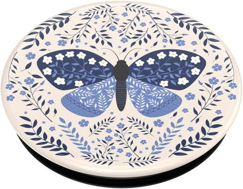 PopSockets Plant-Based Phone Grip with Expanding Kickstand, Eco-Friendly Boho Butterfly Design