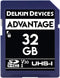Delkin Devices 32GB ADVANTAGE SDHC Memory Card UHS-I (U3/V30) for Cameras, 4K UHD