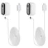 iTODOS 2 Pack 20ft/6m Power Cable and Adapter for Alro Essential 2K Outdoor Security Camera, Weatherproof Charging