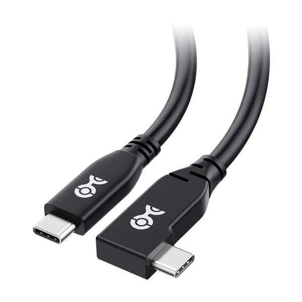 Cable Matters 40Gbps Right Angle USB 4 Cable, 3.3 ft, Supports 8K@60Hz Video and 240W Charging, Compatible with