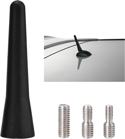GODPEE SZSAUTO 2.5 Inch Mini Antenna Car Roof Antenna Replacement Mast Universal Vehicle