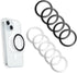 LXUEJIE 10 Pack Universal Metal Rings, Magnetic Ring for Phone Cases & Wireless