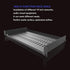 JINGCHENGMEI 1U 10"(254mm) 19-Inch Cabinet(1U10V) Disassembled Vented Cantilever Server Rack Mount Shelf Depth