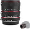 Macro Lens Tube Extension, Fast Auto Focus Adapter Ring 13mm 21mm 31mm for EOS EF Mount Cameras