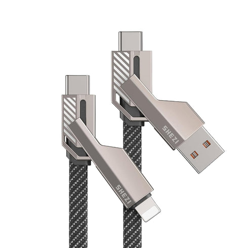 4-in-1 USB C Cable 45W 3FT, Fast Charging Cable