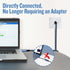 6Ft USB3.0 RJ45 Cable,USB3.0 USB to Ethernet Cable, A to A to Gigabit Ethernet Cable Compatible Laptop, PC, Switch
