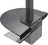 Steel Monitor Mount Reinforcement Plate for Fragile Tabletop, Fits Most Monitor Stand C Clamp Installation (Black)