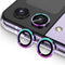YWXTW Tempered Glass Camera Lens Protector for Samsung Galaxy Z Flip 4, Anti-Scratch Metal Cover, 1 Pack